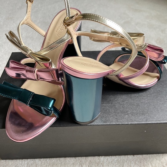 NIB J.crew stella bow heel size 6 made in Italy - Picture 8 of 12